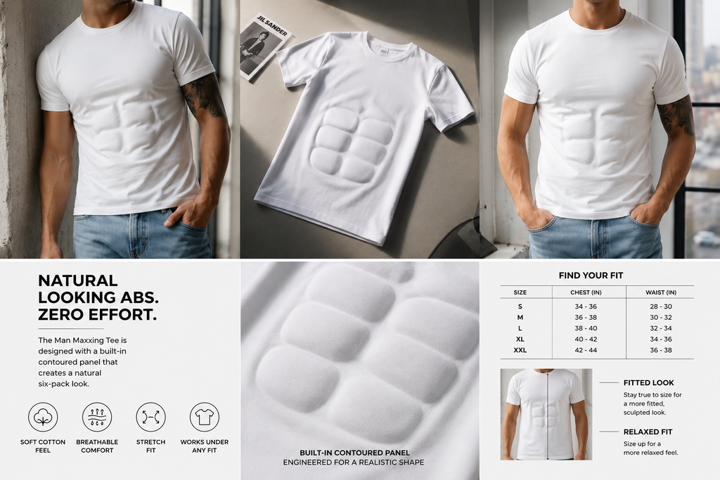 Natural Definition Men's White Tee