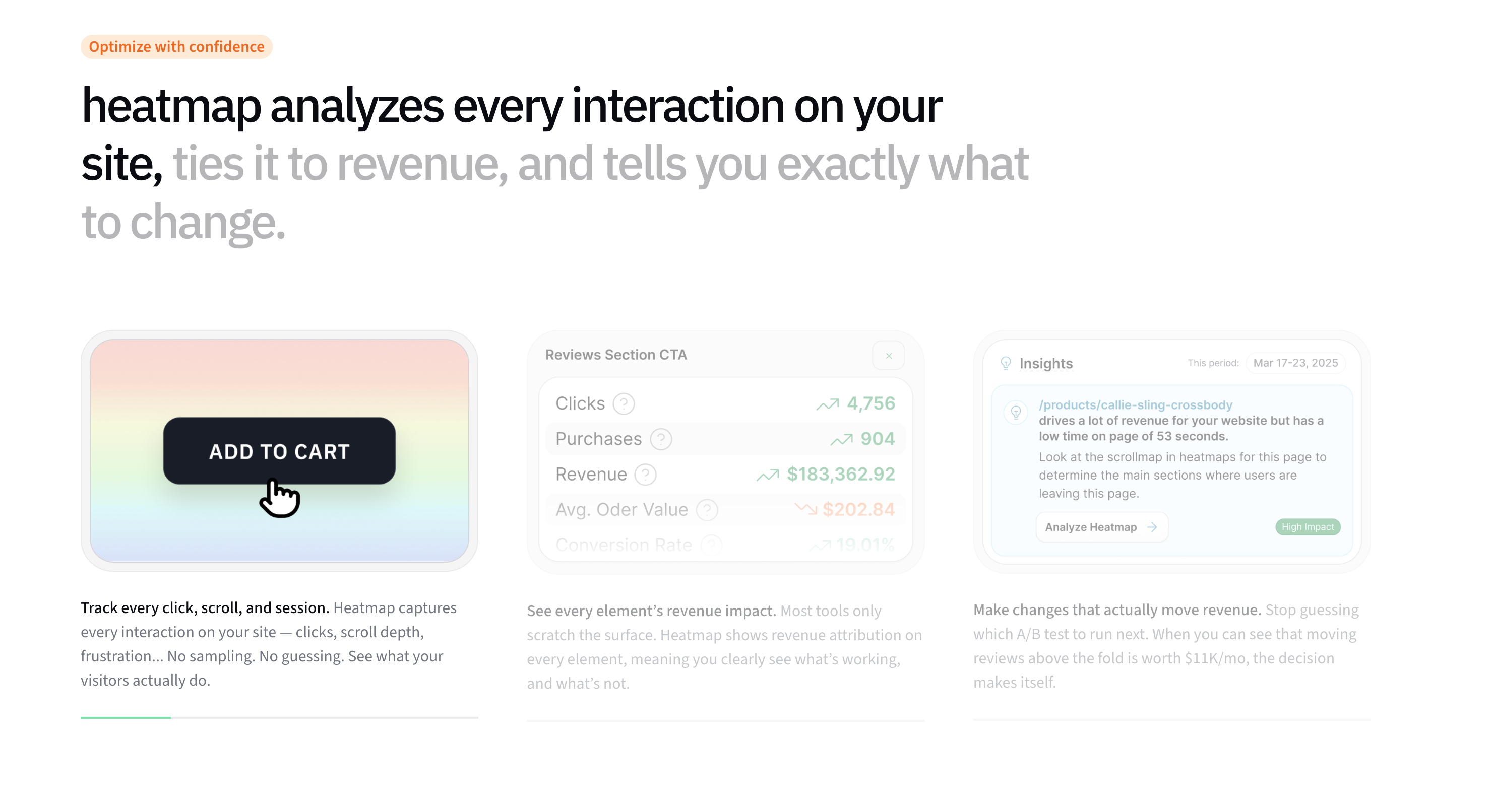 Heatmap - The behavioral intelligence layer that powers your conversion rate decisions